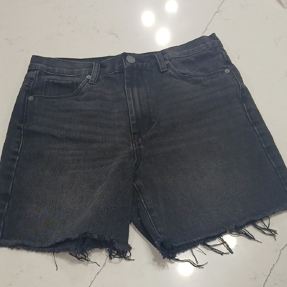 Blank NYC Charcoal Denim Shorts Gentle Used Sz 26 - Picture 1 of 13